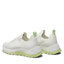 Calvin Klein Sneakers Calvin Klein Knit Runner Dynamic Lace Up HW0HW01446 White/Spirit Green 0IR