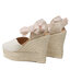 Manebi Espadrile Manebi Shaped Wedge Espadrilles O 7.0 WH White