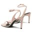 Calvin Klein Sandali Calvin Klein Stiletto Sandal 90- Patent HW0HW01632 Smoke Gray ABW