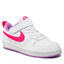 Nike Zapatos Nike Court Borough Low 2 (Psv)BQ5451 111 White/Hyper Pnk/Fuchsia Glow