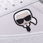 KARL LAGERFELD Сникърси KARL LAGERFELD KL51030 White Lthr