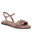 Calvin Klein Sandale Calvin Klein Almond Sandal W/Hw HW0HW01483 Safari Canvas RBC
