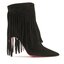 Pinko Polokozačky Pinko Olympe Tronchetto PE 23 BKJS1 100573 A0N8 Black Z99