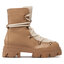 DeeZee Polokozačky DeeZee ZALL13107-24 Dark Beige