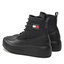 Tommy Jeans Polokozačky Tommy Jeans Fashion Boot EN0EN01912 Black BDS
