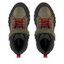 Geox Kotníková obuv Geox Simboys J36L0C 0MEFU C0754 S Dk Green/Red