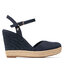 Tommy Hilfiger Espadrilky Tommy Hilfiger Basic Closed Toe High Wedge FW0FW04786 Desert Sky DW5