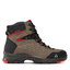 Bergson Туристически Bergson Surud Mid Stx Brown/Black/Red