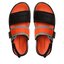 Calvin Klein Jeans Sandali Calvin Klein Jeans Doublebar Hardware YM0YM00643 Black/Orange 0JH