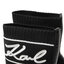 KARL LAGERFELD Stiefeletten KARL LAGERFELD KL31362 Black KnitTextile