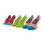 Happy Socks Set di 3 paia di pedulini da donna Happy Socks ICR18-3500 Multicolore