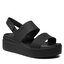Crocs Sandale Crocs Brooklyn Low Wedge W 206453 Black/Black