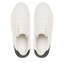 Calvin Klein Sneakersy Calvin Klein Low Lace Up Lth Mono HM0HM01236 White/Black 0K7