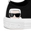 KARL LAGERFELD Кецове KARL LAGERFELD KL60310 Black Canvas