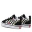 Vans Teniși Vans Old Skool Elastic Lace VN0005WUY281 Fruit Checkerboard Black