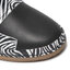 Manitu Stiefeletten Manitu 990034-01 Schwarz/Zebra