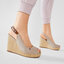 Tommy Hilfiger Espadrile Tommy Hilfiger Iconic Elena Sling Back Wedge FW0FW04789 Stone AEP