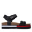 Tommy Jeans Sandály Tommy Jeans Flag Outsole Tommy Jeans Sandal EN0EN02122 Black 0GJ