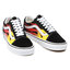 Vans Teniși Vans Old Skool VN0A38G1PHN1 (Flame)Black/Black/Tr Wht