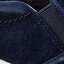 Clarks Teniszcipő Clarks Glove Puppet 261312634 Navy Suede