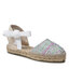 Manebi Еспадрили Manebi Flat Valenciana T 1.6 P0 Pastel Silver Shades Lame