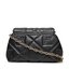 DKNY Geantă DKNY Crosstown Md Flap Cb R33EKY50 Blk/Gold BGD