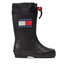 Tommy Hilfiger Gummistiefel Tommy Hilfiger Rain Boot T3X6-30766-0047 M Black 999