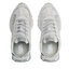 KARL LAGERFELD Sneakers KARL LAGERFELD KL62928 Lt Grey Lthr/Textile W/White