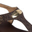 MICHAEL Michael Kors Szandál MICHAEL Michael Kors Mini Mk Logo 40R5MKFA1B Brown