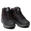 Halti Trekingová obuv Halti Hakon Mid Dx W Trekking Shoe 054-2727 Black/Bordeaux P9969