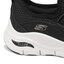 Skechers Pantofi Skechers Lucky Thoughts 149056/BKW Black/White