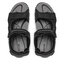 Geox Σανδάλια Geox U S.Strada D U8224D 050AU C9310 Black/Stone