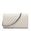 Pinko Handtasche Pinko Love Mini Icon Wallet C PE 23 PLTT 100062 A0GK Bianco Seta/Old Silver Z14O