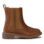 Clarks Kozačky Clarks Astrol Orin T 261541686 Tan Leather