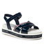 Tommy Hilfiger Szandál Tommy Hilfiger Platform Velcro Sandal T3A2-32178-0774 M Blue 800
