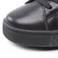 KARL LAGERFELD Сникърси KARL LAGERFELD KL61037 Black Lthr W/Silver