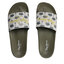Pepe Jeans Șlapi Pepe Jeans Slider Print PMS70124 Khaki Green 765