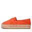 Tommy Hilfiger Espadrilles Tommy Hilfiger Th Suede Flatform Espadrille FW0FW07069 Deep Orange SNX