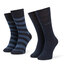 Tom Tailor Súprava 2 párov vysokých ponožiek unisex Tom Tailor 9545 Str. Dark Navy 545