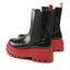 Calvin Klein Jeans Ghete Jodhpur Calvin Klein Jeans Flatform Chelsea Boot YW0YW00850 Black BDS