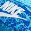 Nike Natikači Nike Wmns Benassi Jdi Print 618919 414 Clearwater/White Dk Electric Blu