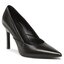 Calvin Klein Pantofi cu toc subțire Calvin Klein Geo Striletto Pump 90Hh HW0HW01769 Ck Black BEH