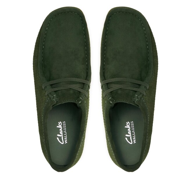 Clarks Wallabee Evo 261736047 Dark Green Suede evzuttya .ua