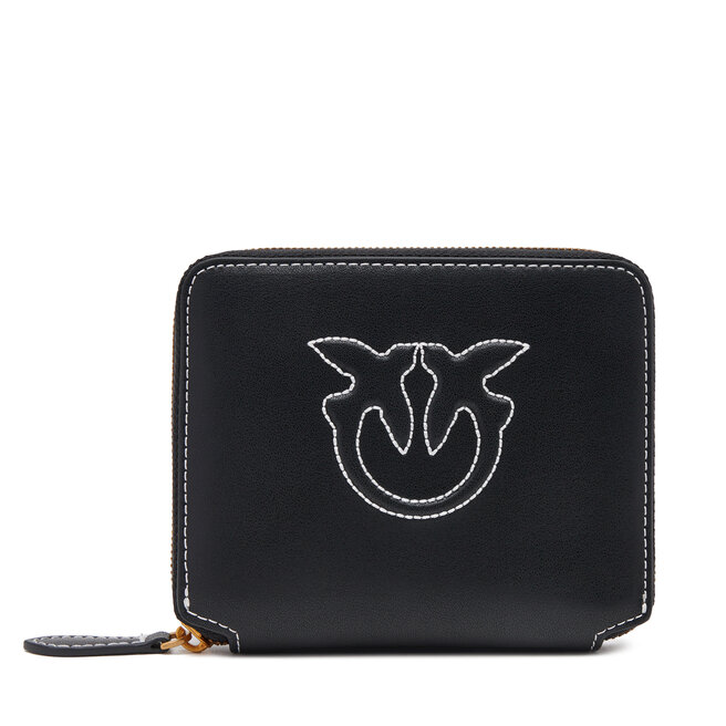 Duży Portfel Damski PINKO Taylor Zip Around PE 25 PCPL 100249 - Czarny