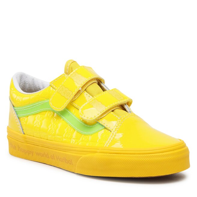 Πάνινα παπούτσια Vans Old Skool V VN0A38HDBK21 Haribo Checkerboard Yellow Κίτρινο