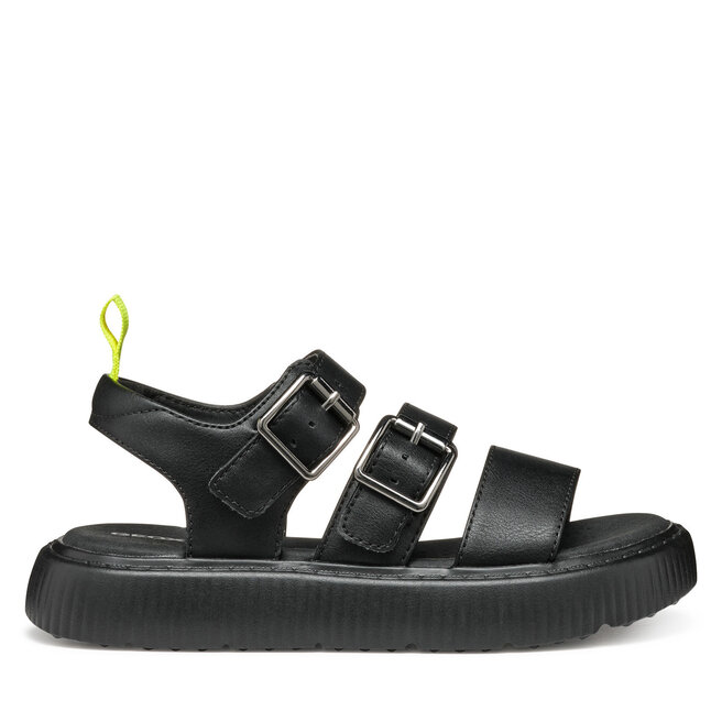 Sandały Geox J Kodette Gir J55DBG 000BC - M Czarny