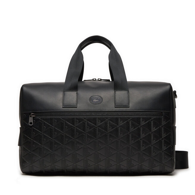 Torba weekendowa Lacoste - Czarny