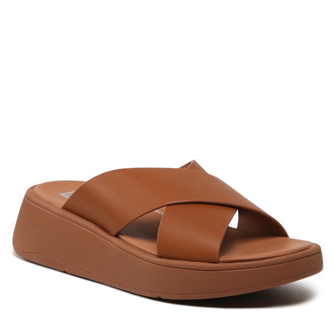 Klapki FitFlop F-MODE - Brązowy