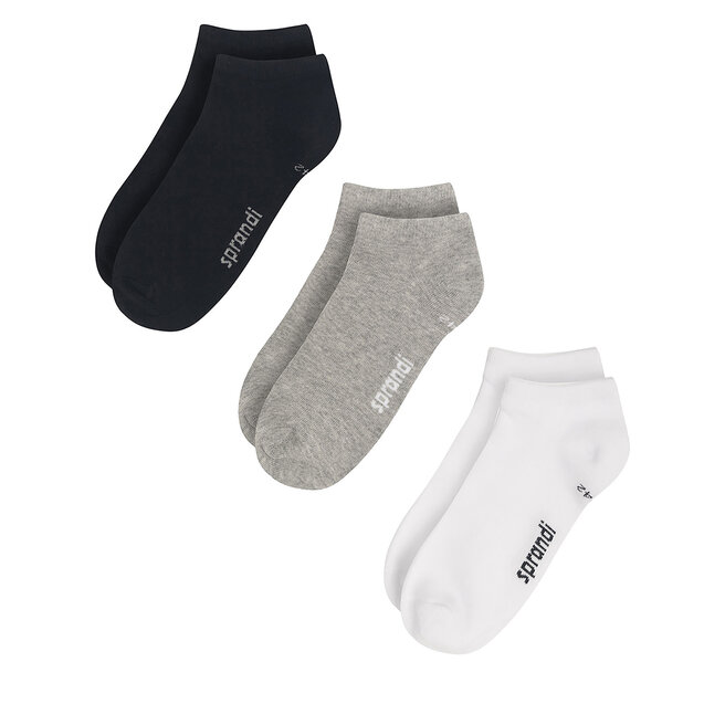 Zestaw 3 par niskich skarpet męskich Sprandi - (3-pack) Kolorowy