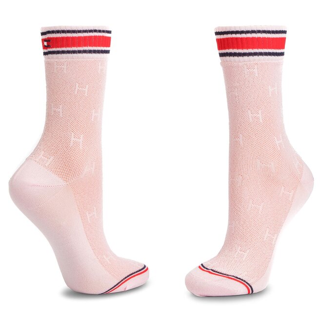 Tommy Hilfiger 2 pár hosszú szárú női zokni Tommy Hilfiger 393008001 Pink Combo 174